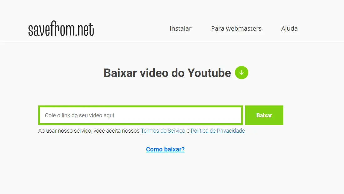 Savefrom: como baixar vídeos do Youtube, Instagram e TikTok