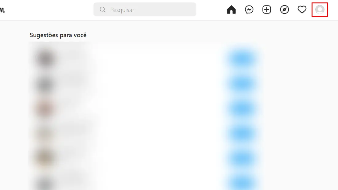 Aprenda como ativar a autenticação de dois fatores no Instagram e vá no ícone do perfil