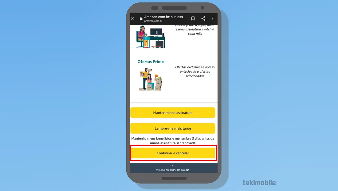 Aprenda como cancelar Prime Video confirmando o processo