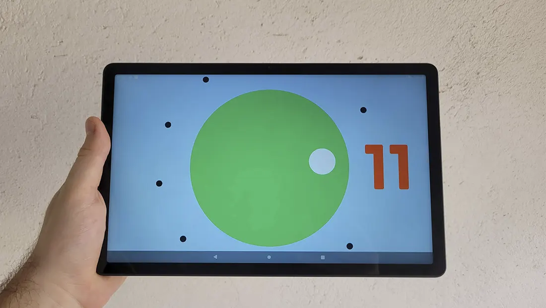 Ele vem equipado com Android 11