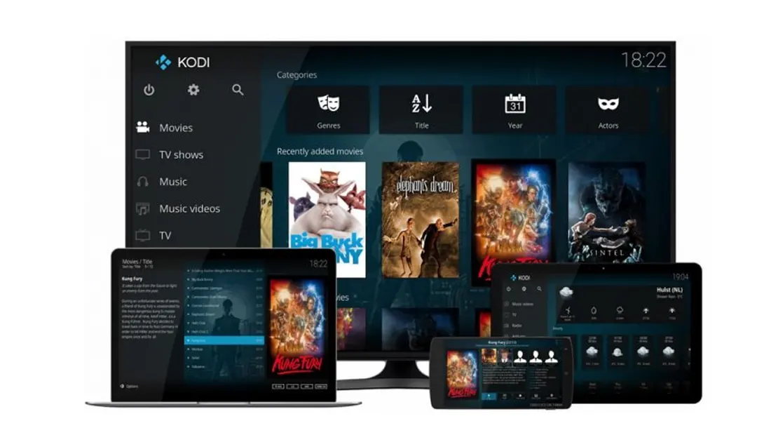 O Kodi funciona em vários dispositivos