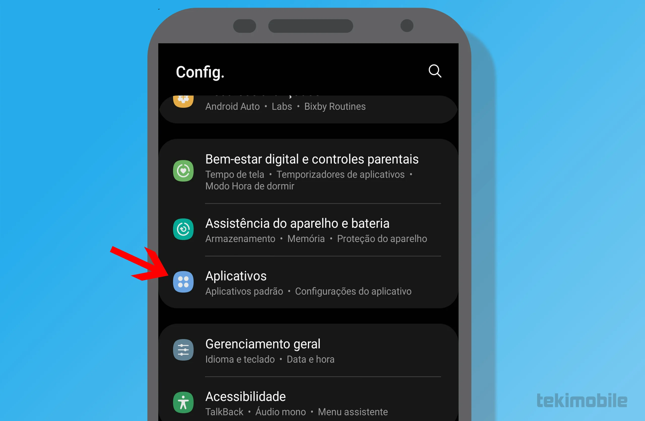 Limpeza cache e cookies Samsung Passo 2
