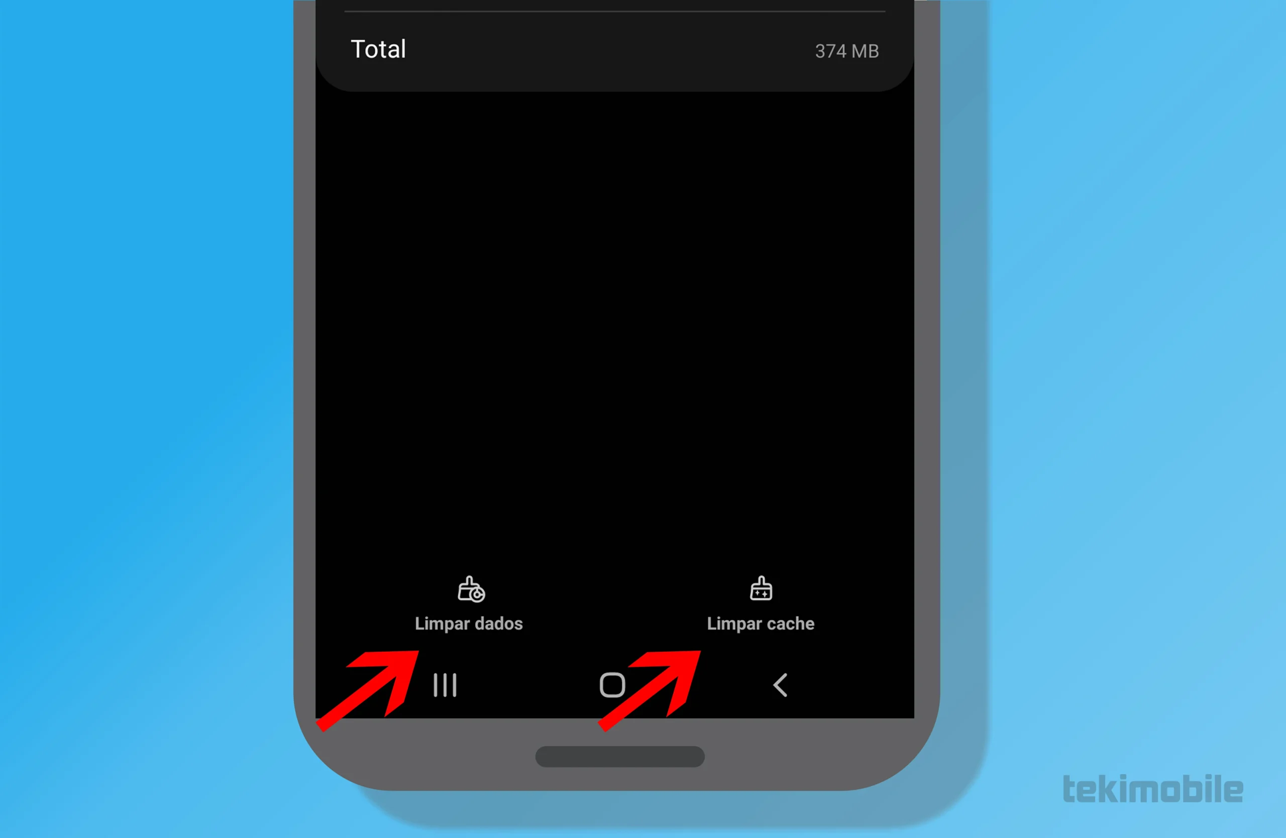 Limpeza cache e cookies Samsung Passo 5