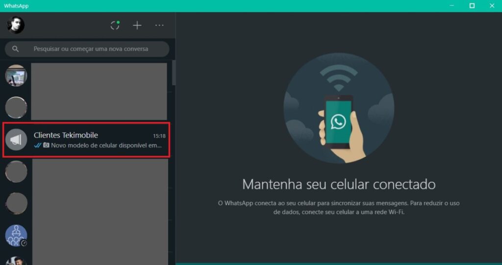 Como enviar mensagem em massa no WhatsApp business