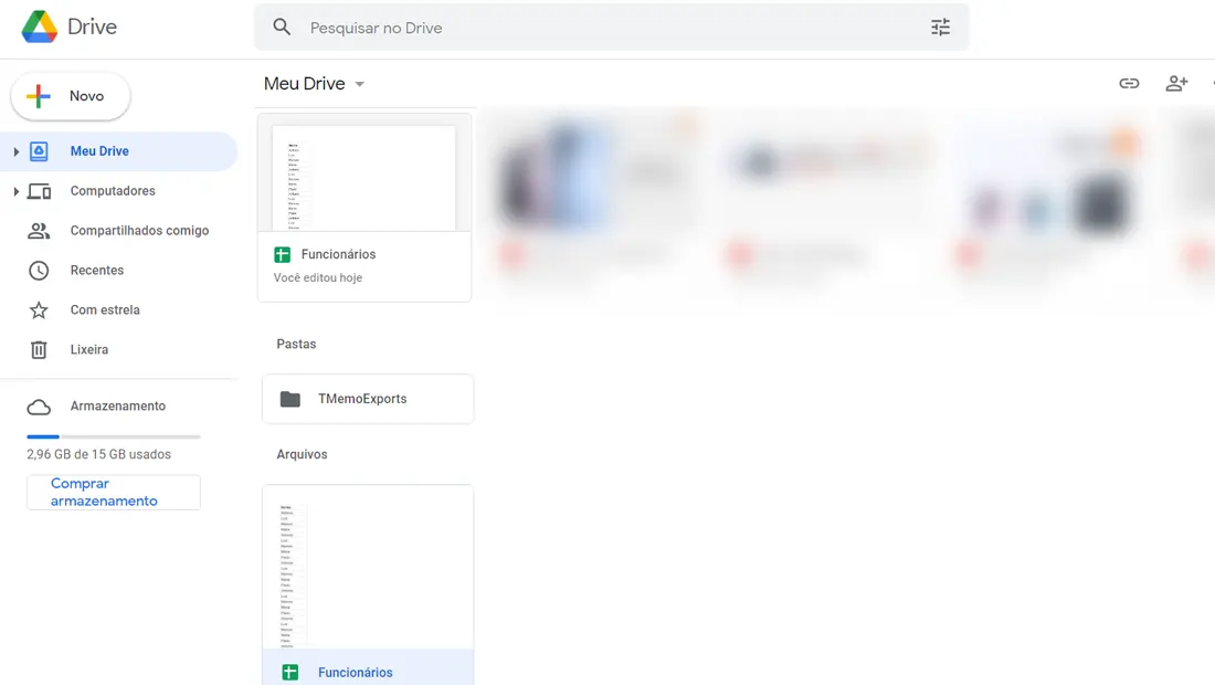 Acesse o seu Google Drive