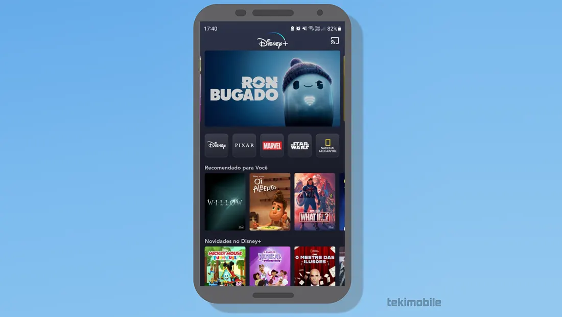 Aprenda como assistir Disney Plus na TV pelo celular