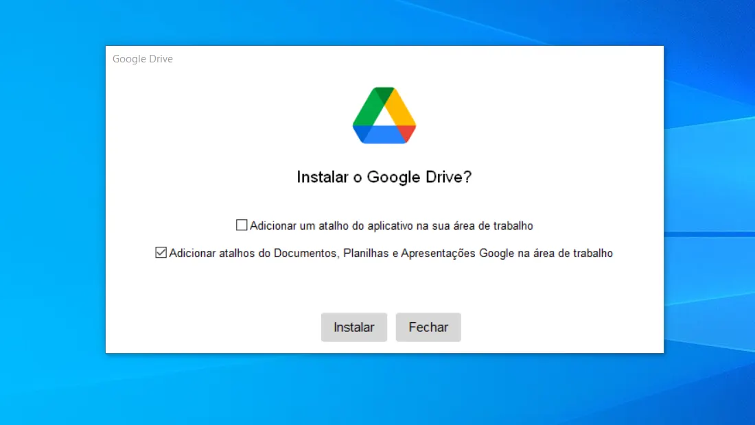 Clique em Instalar para fazer o processo