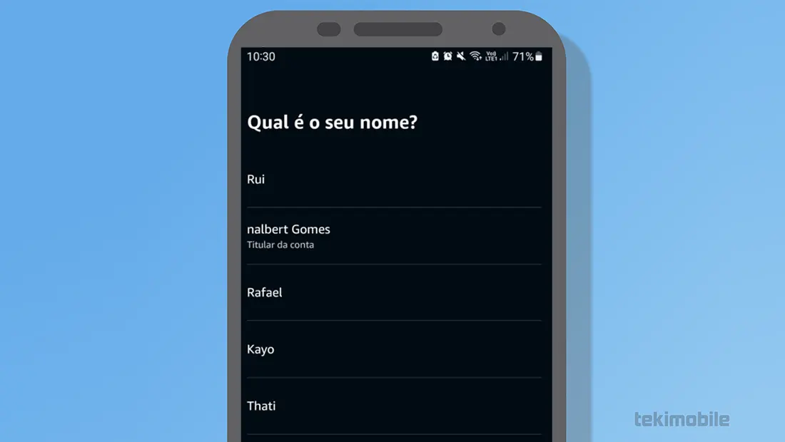 Escolha o nome para aprender como conectar a Alexa no Wi-Fi