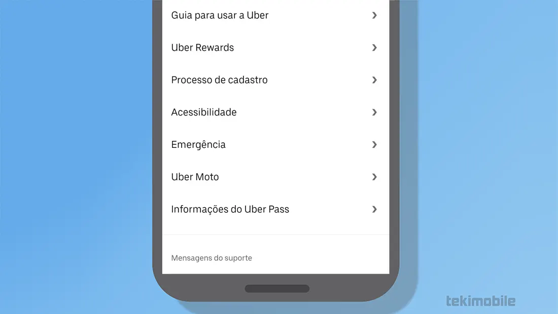 Escolha o tópico que resume seu problema
