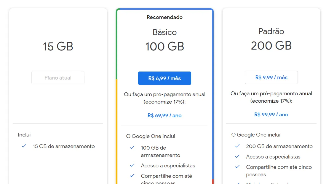 Escolha qual plano você deseja assinar