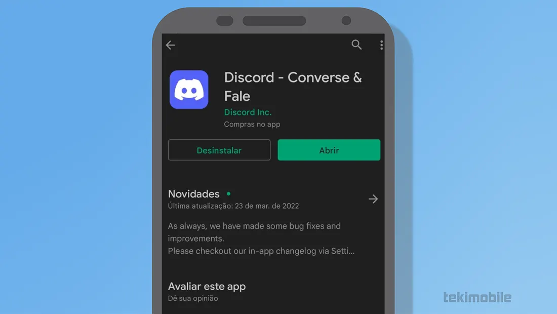 Instale o aplicativo no seu celular