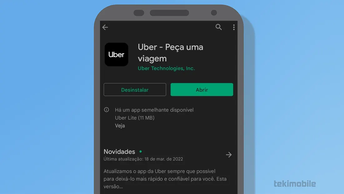 Instale o app e aprenda como adicionar parada no Uber