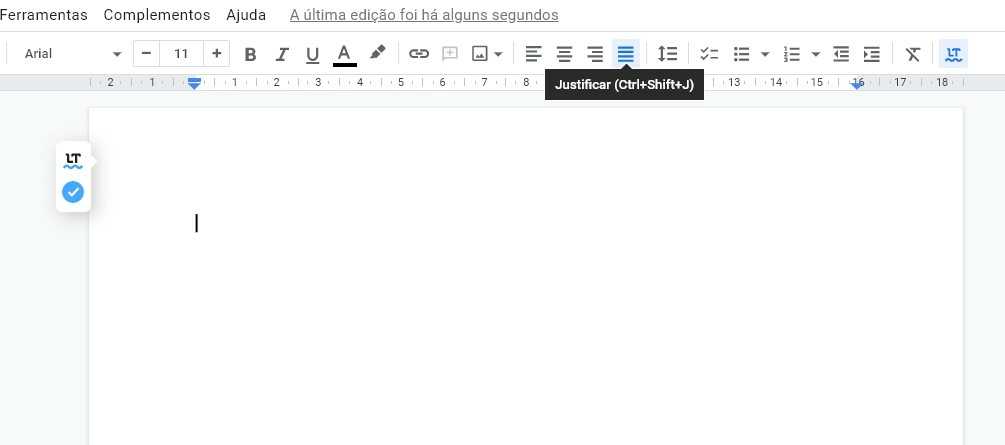 Justificar no Google Docs - Como colocar parágrafo no Google Docs Justificar no Google Docs - Como colocar parágrafo no Google Docs