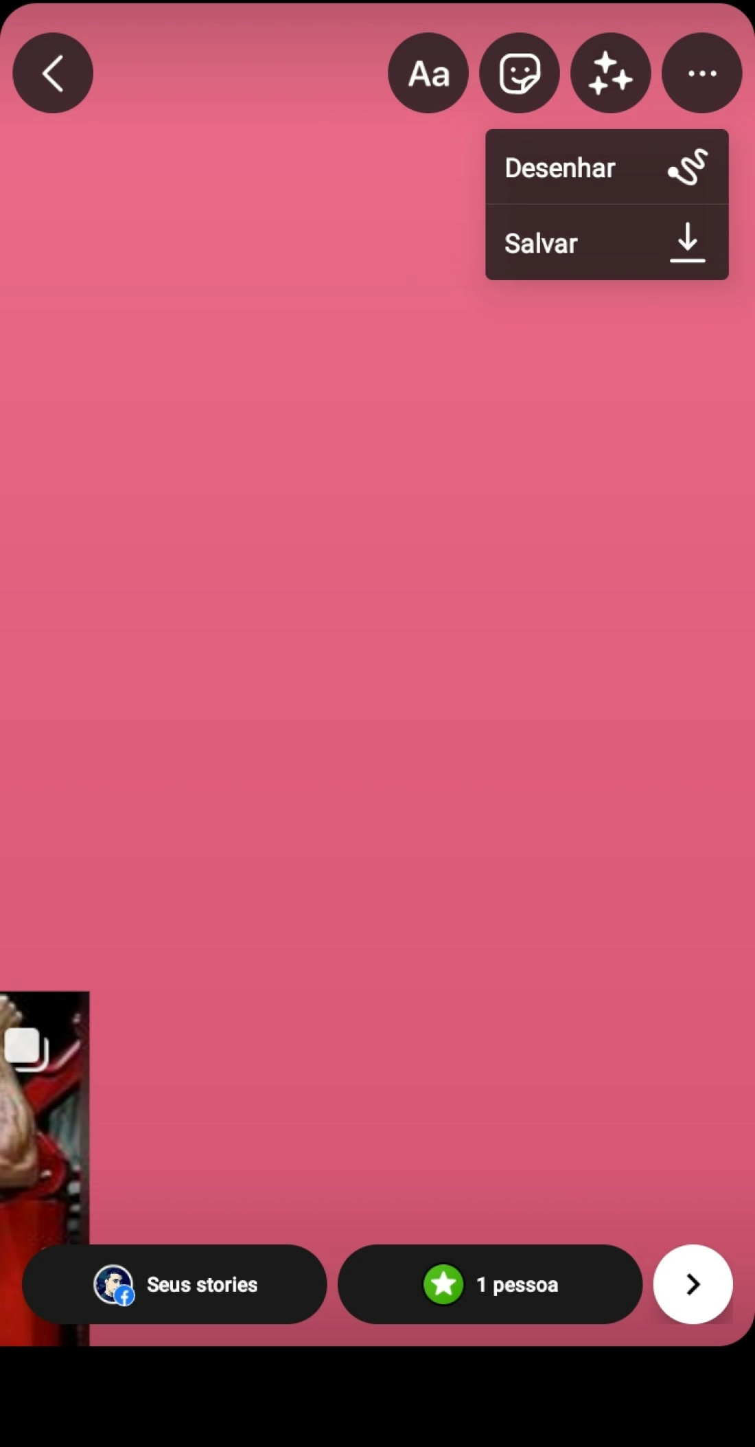 Mude a cor de fundo do seu stories - Instagram Stories