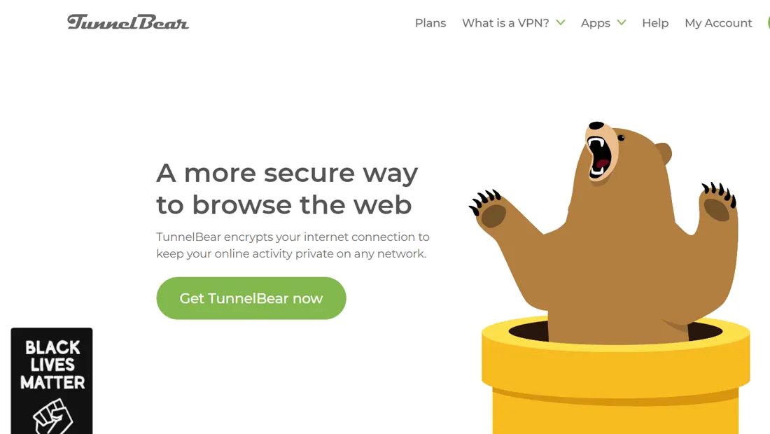 O TunnelBear é ótimo para quem está começando