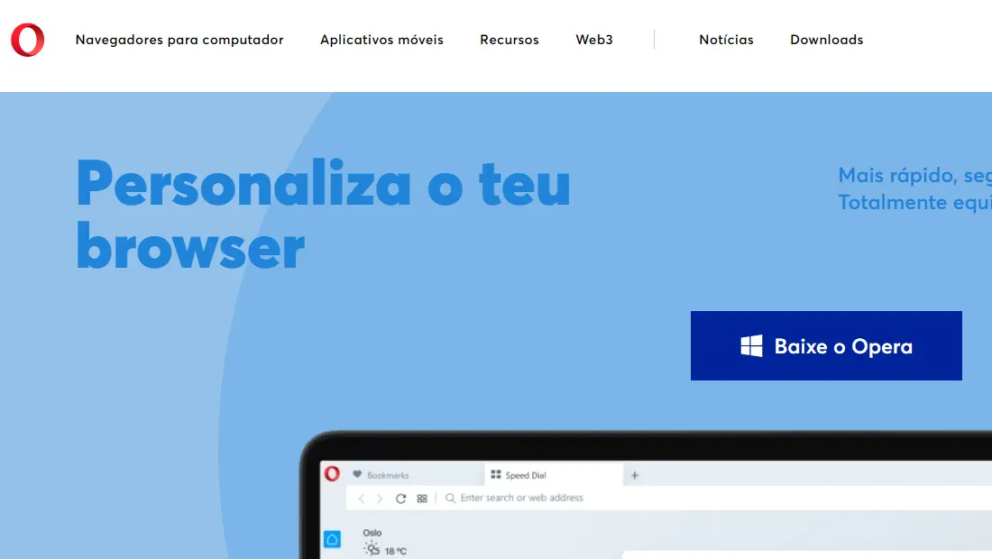 Use o recurso de VPN no Opera