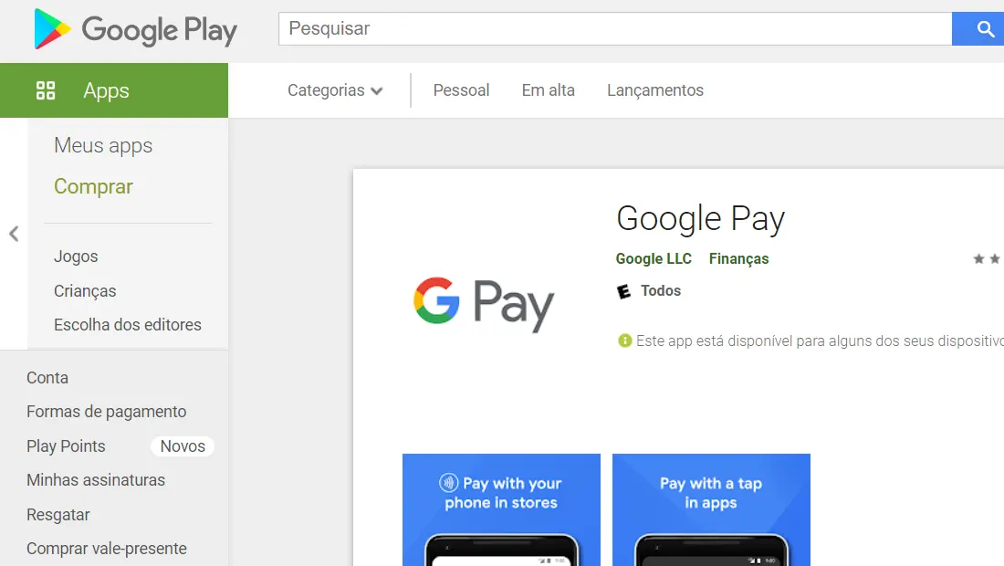 Utilize as carteiras digitais para fazer a compra