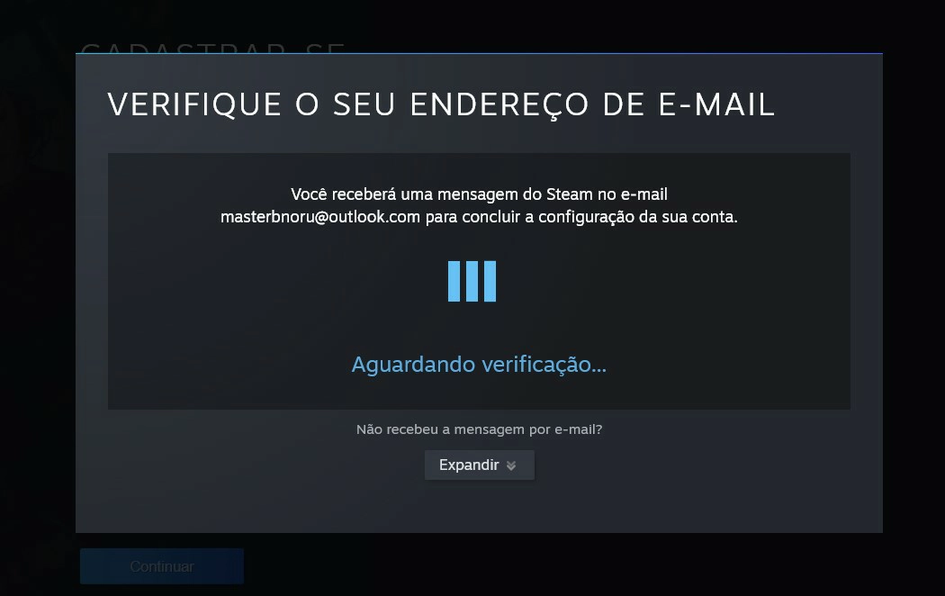 Verificação de email - Como jogar Skullgirls no PC e no celular