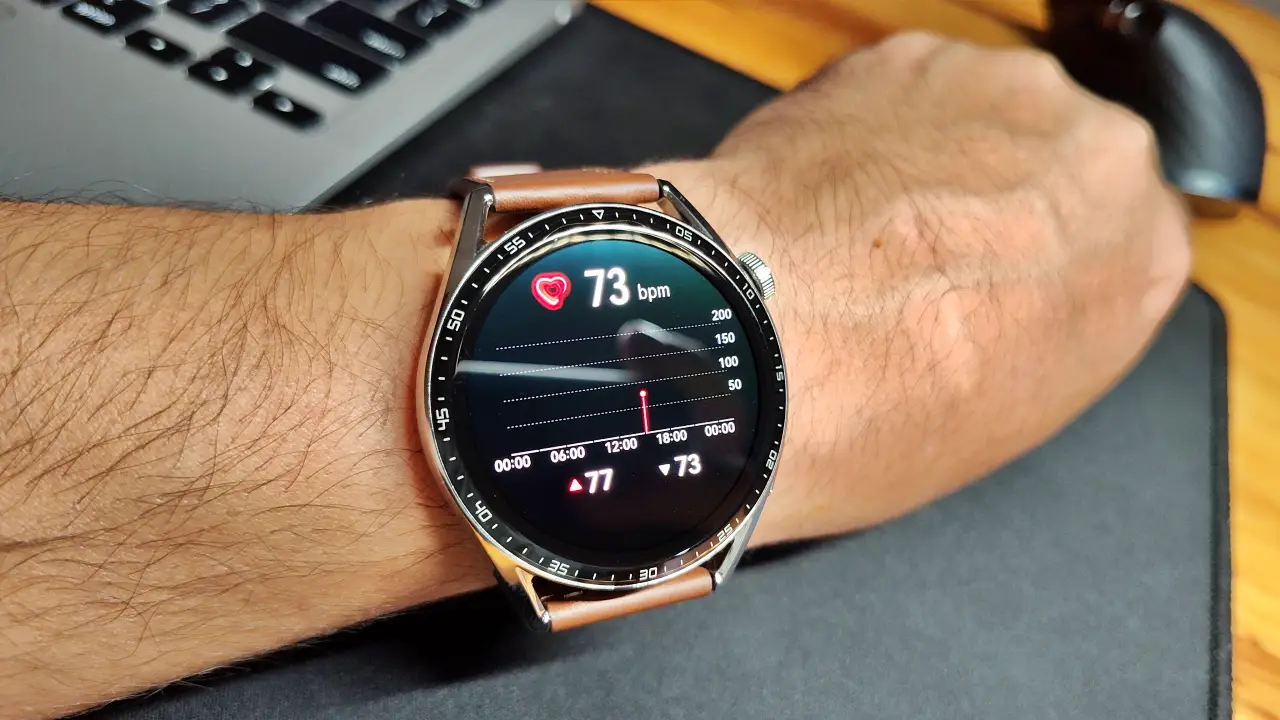 Huawei GT 3 medidno batimento cardíaco