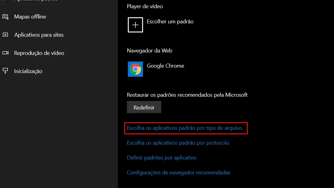 A opção se encontra ao final da página