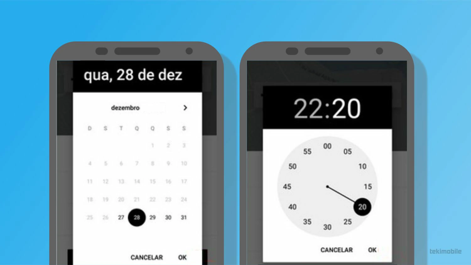 Agora selecione a o dia que você necessita de um carro e, em seguida, selecione o horário em que o app deve chamar o motorista - Como agendar viagem no Uber~1