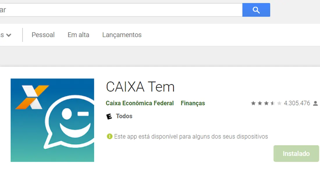 Baixe o app disponível para varios sistemas