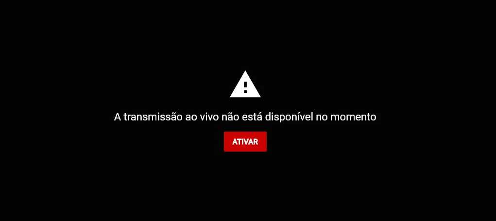 Clique na opção Ativar - Como fazer live no YouTube