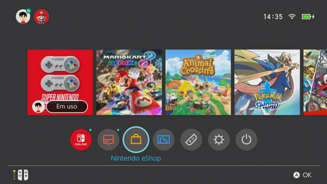 Entre na eShop - Como comprar jogos nintendo switch