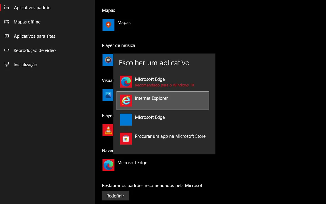 Escolha o seu navegador - como desinstalar microsoft edge