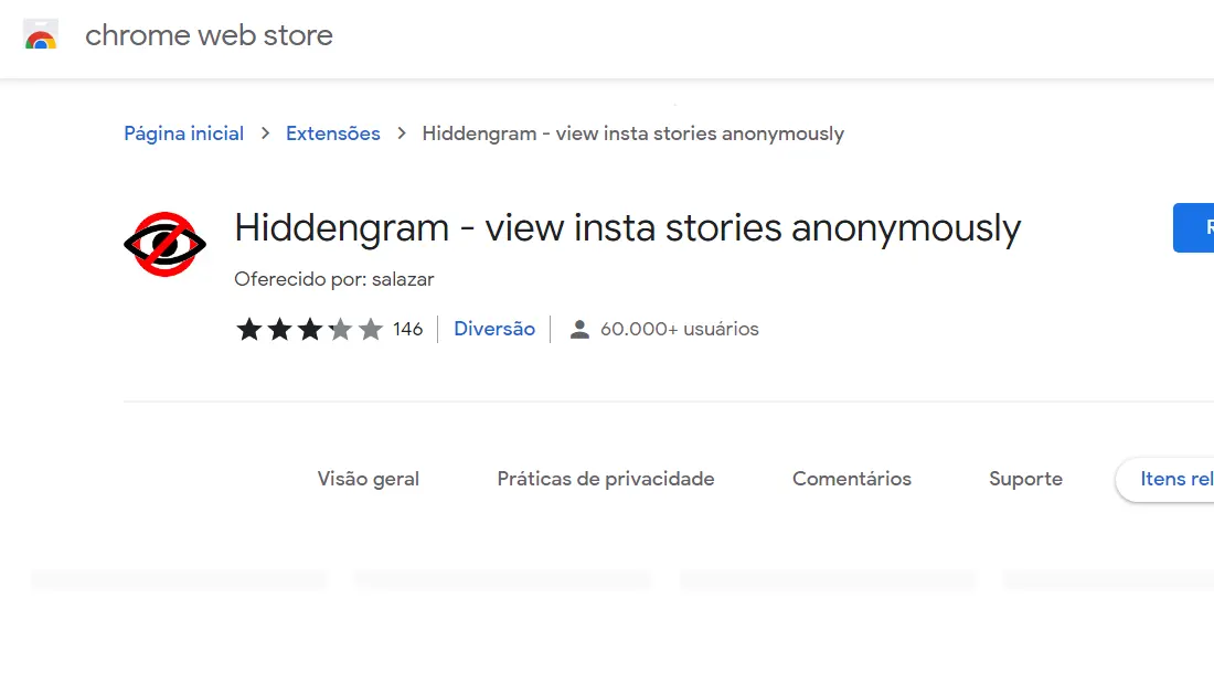 Faça o download e instale a extensão