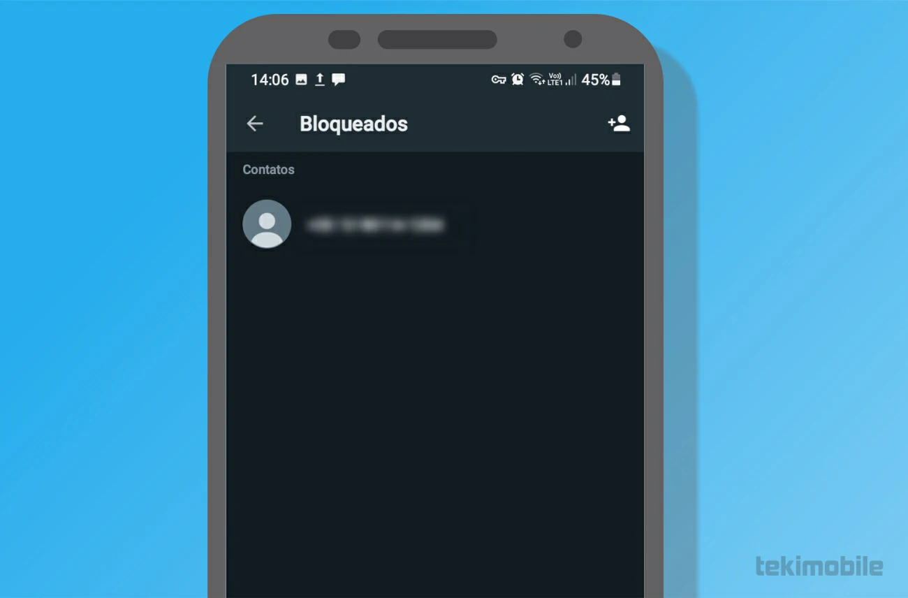 Lista de contatos - Como ver os números bloqueados no WhatsApp
