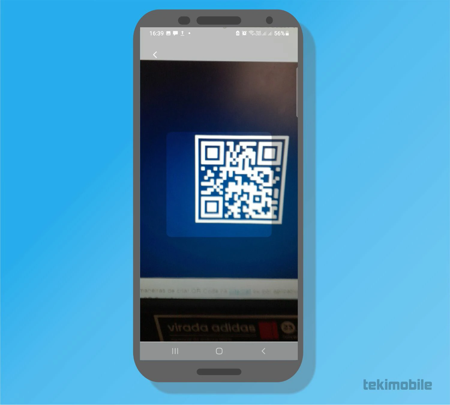 Mire a camera no QR code - Como fazer Pix pelo Nubank