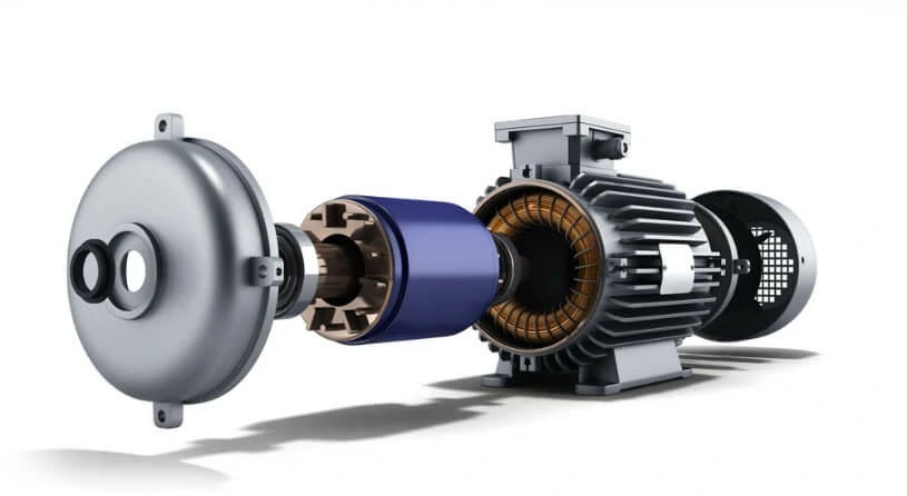 Motor de indução de um carro elétrico - Como funciona o carro elétrico