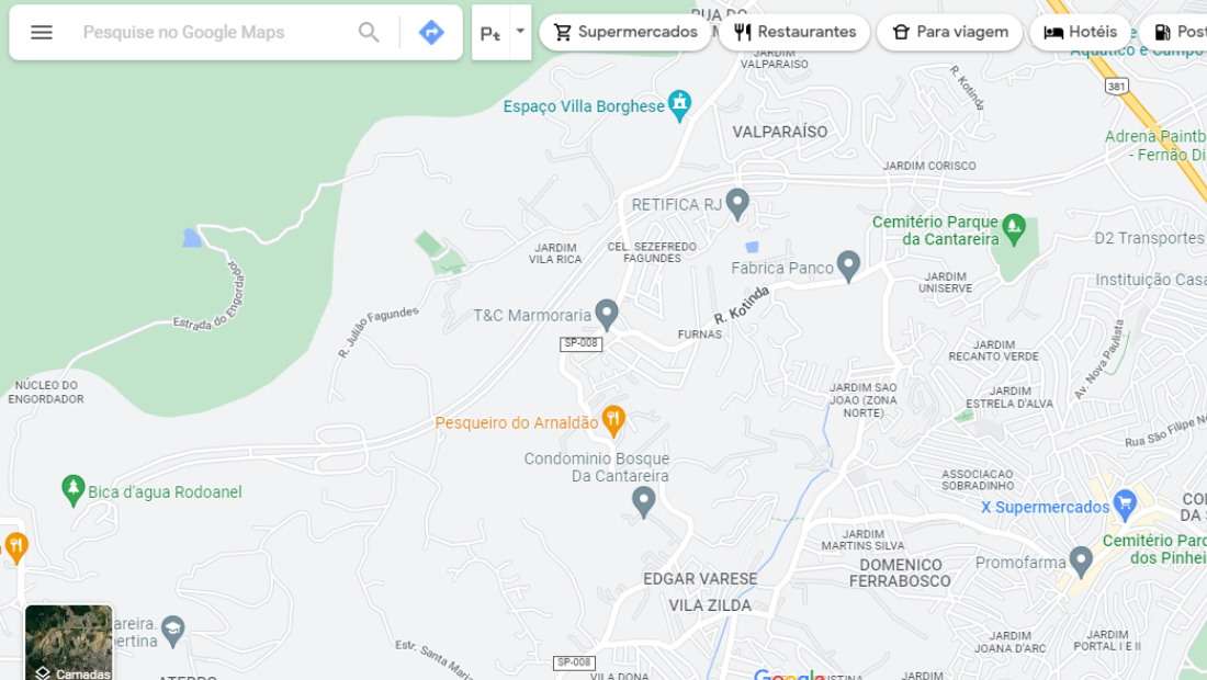 O Google Street View faz parte do Google Maps