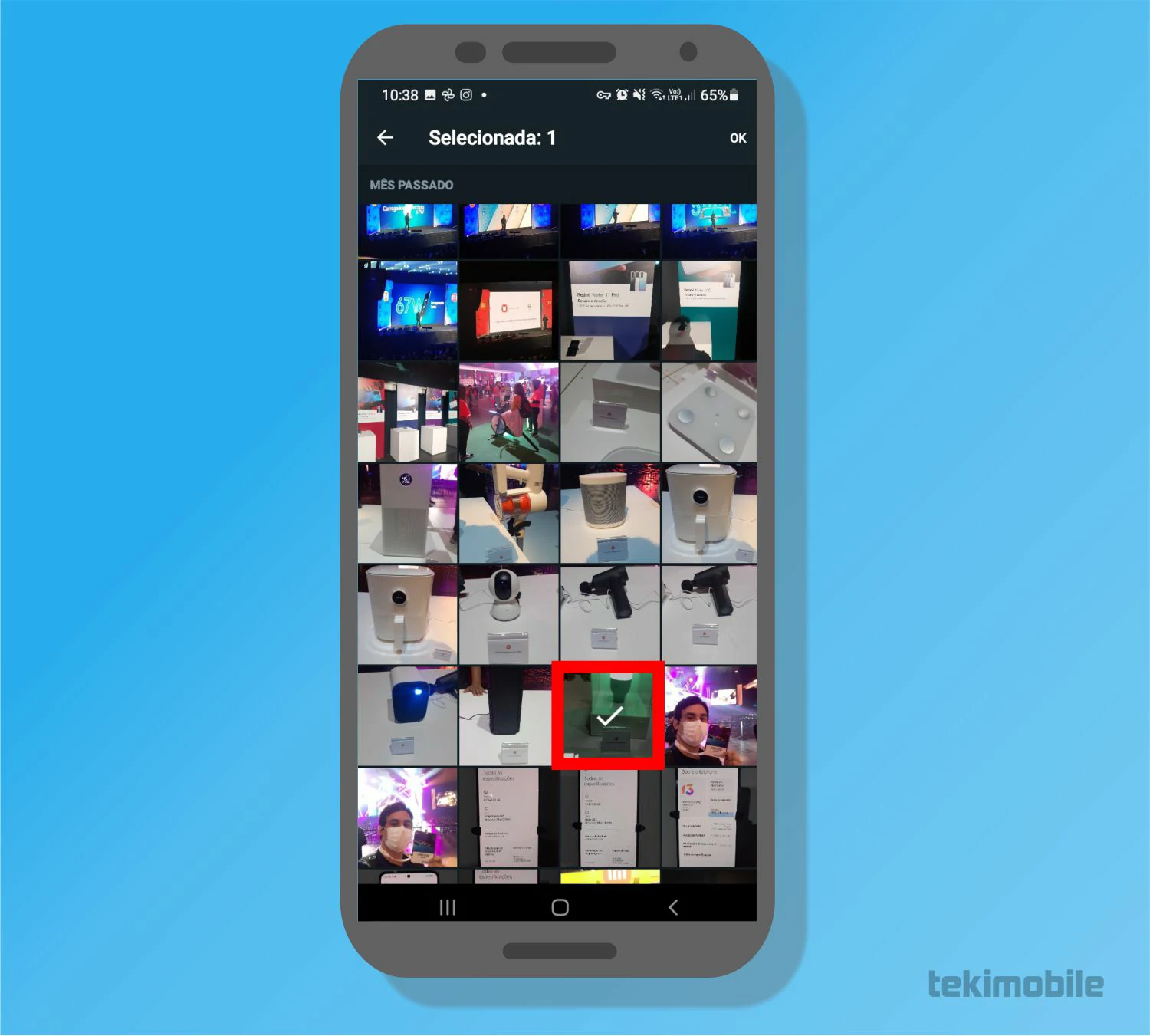 Selecione o vídeo - Como fazer GIF