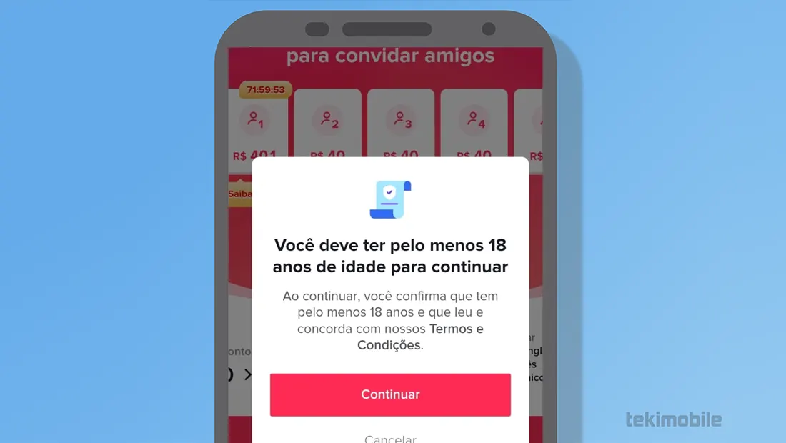 Siga os requisitos necessários