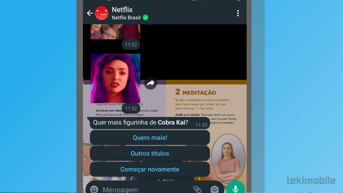 Vá em Quero mais ou Outros títulos você que escolhe