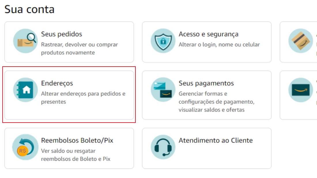 Além dessa opção o menu oferece mais funcionalidades