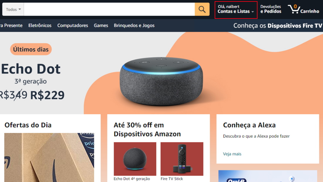 Clique na opção e ignore a aba que será aberta