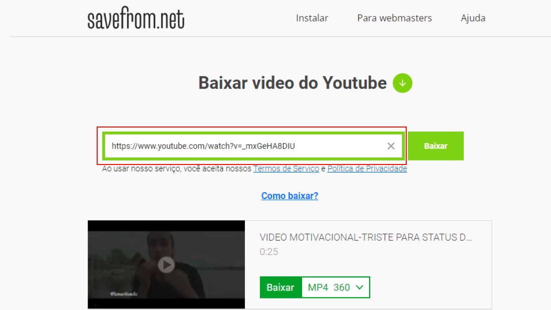 Aprenda como baixar os vídeos para status