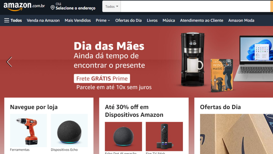 Comece por acessar o site em si
