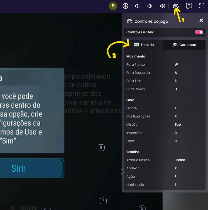Configure o seu controle - Now.gg - O que é e como jogar na plataforma