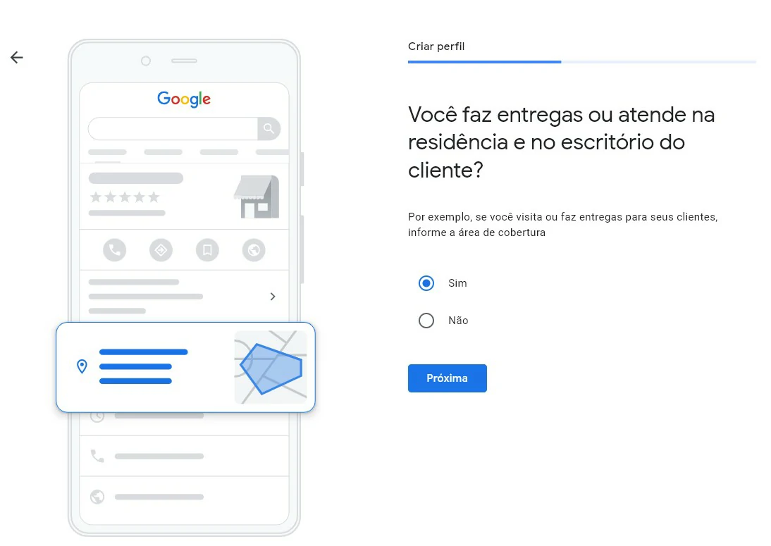 Dê mais informações sobre entrega - Como colocar meu negócio no Google