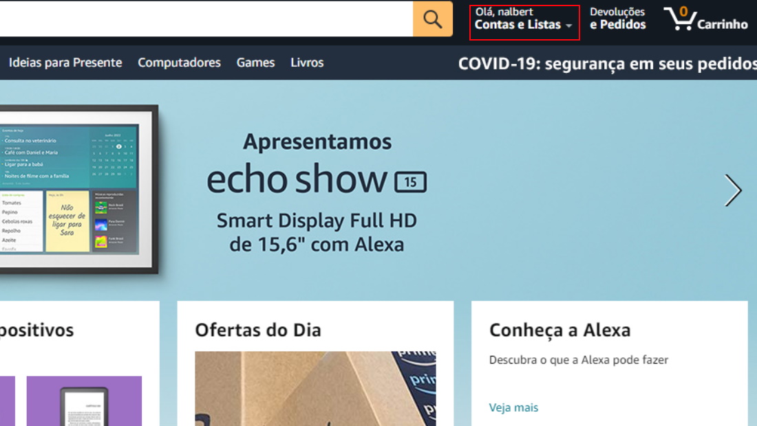 É possível realizar o processo pelo computador
