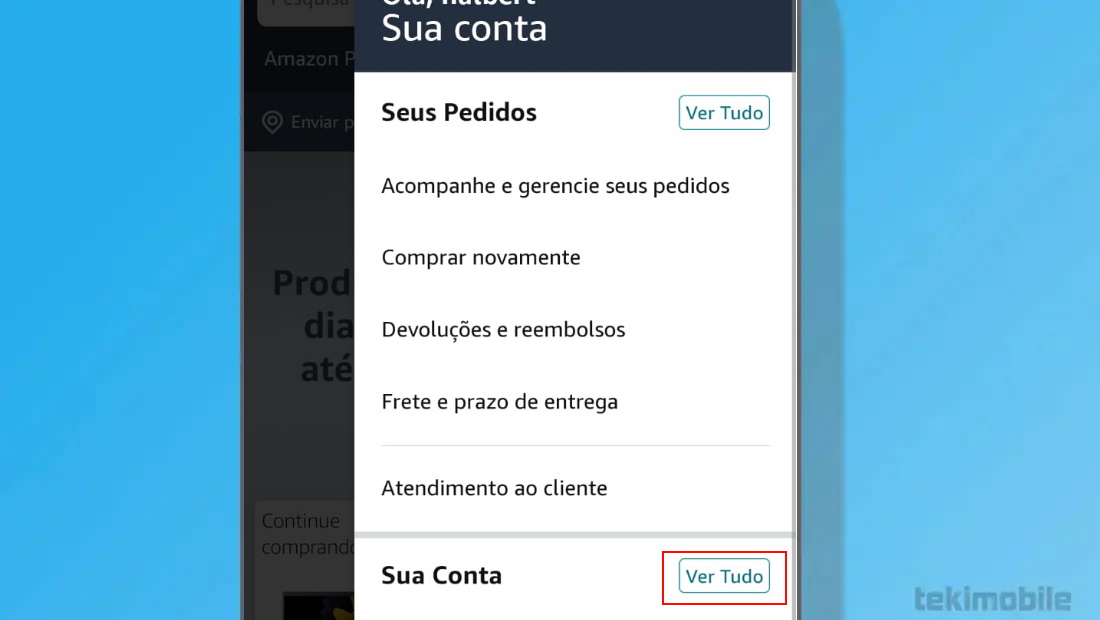 Faça os passos e adicione e remova opções de pagamento