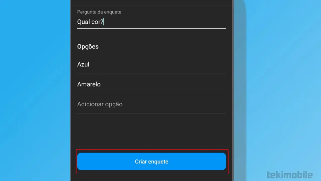 Finalize o processo