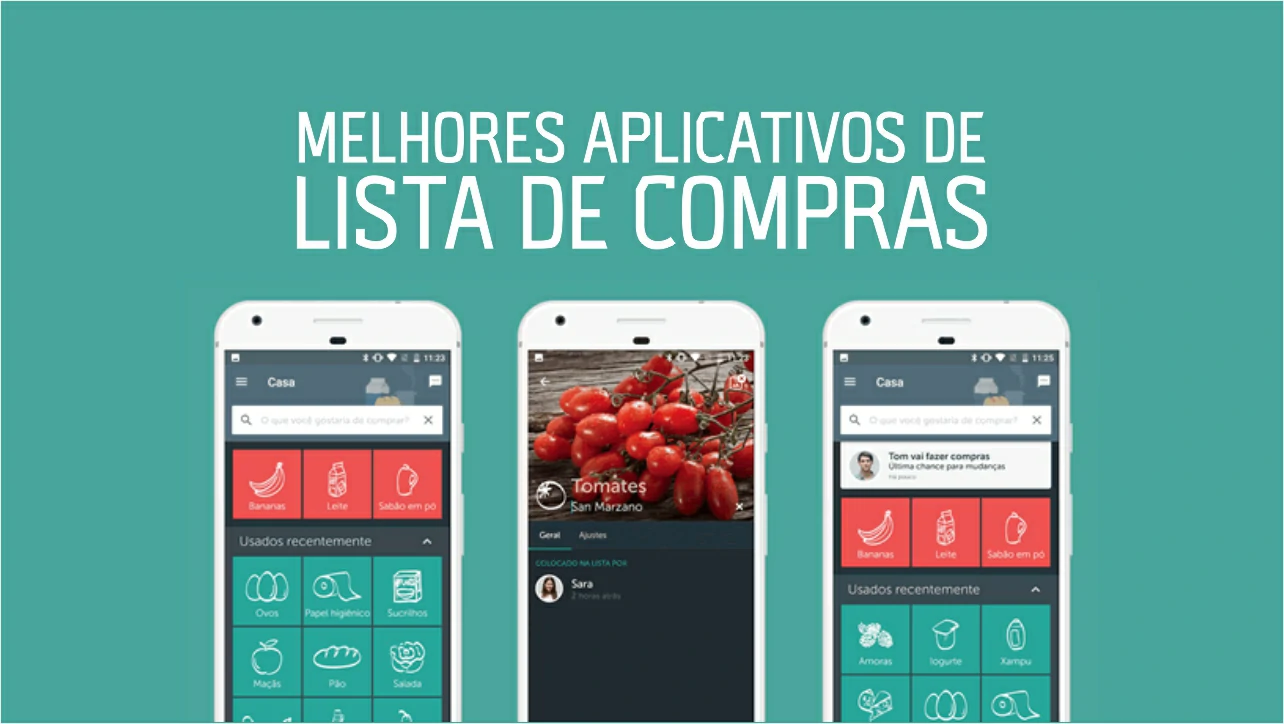 5 melhores aplicativos de lista de compras [iOS e Android]