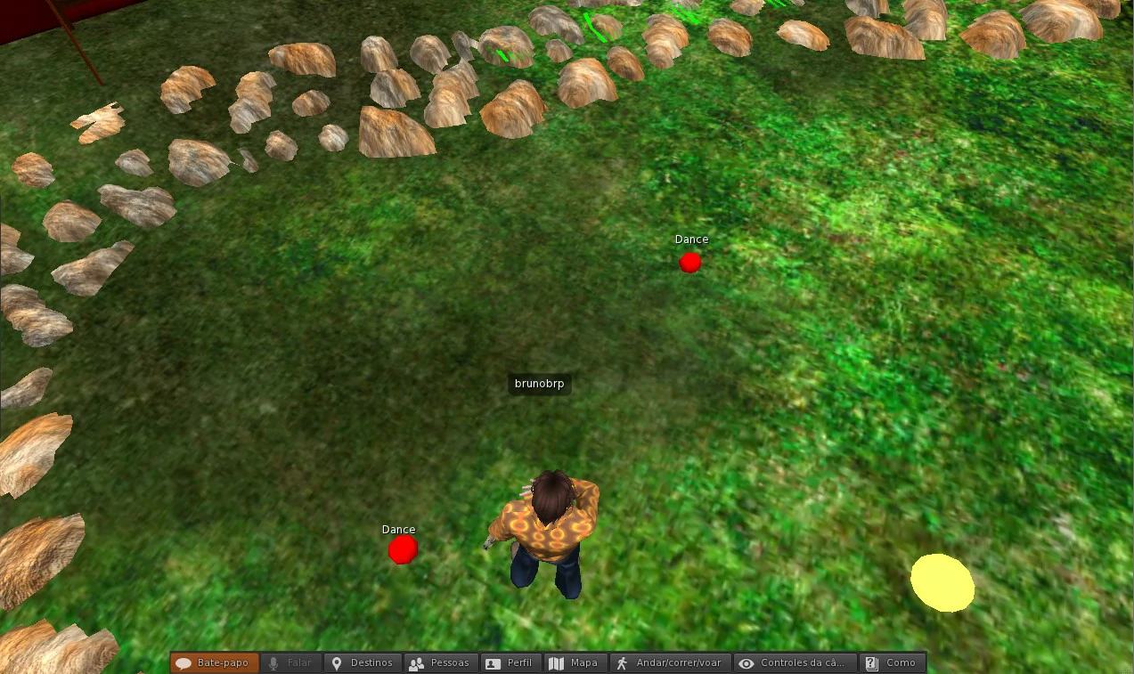 Orbita do personagem - como se joga o second life