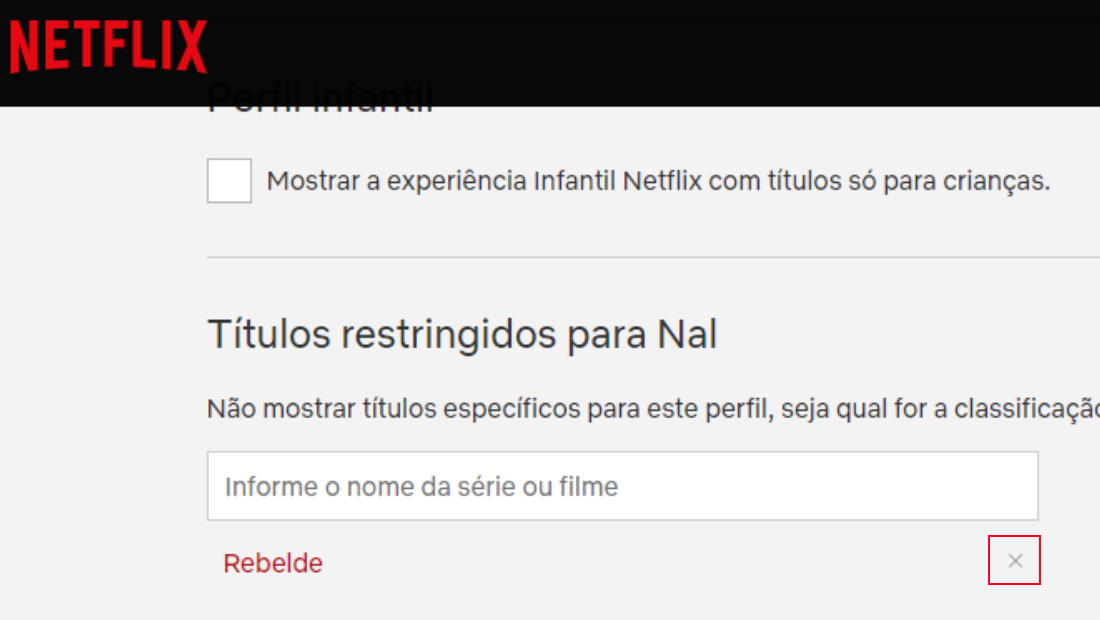 Se mudar de ideia cancele o processo
