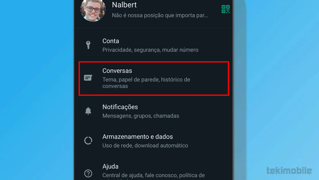 Vá em Conversas